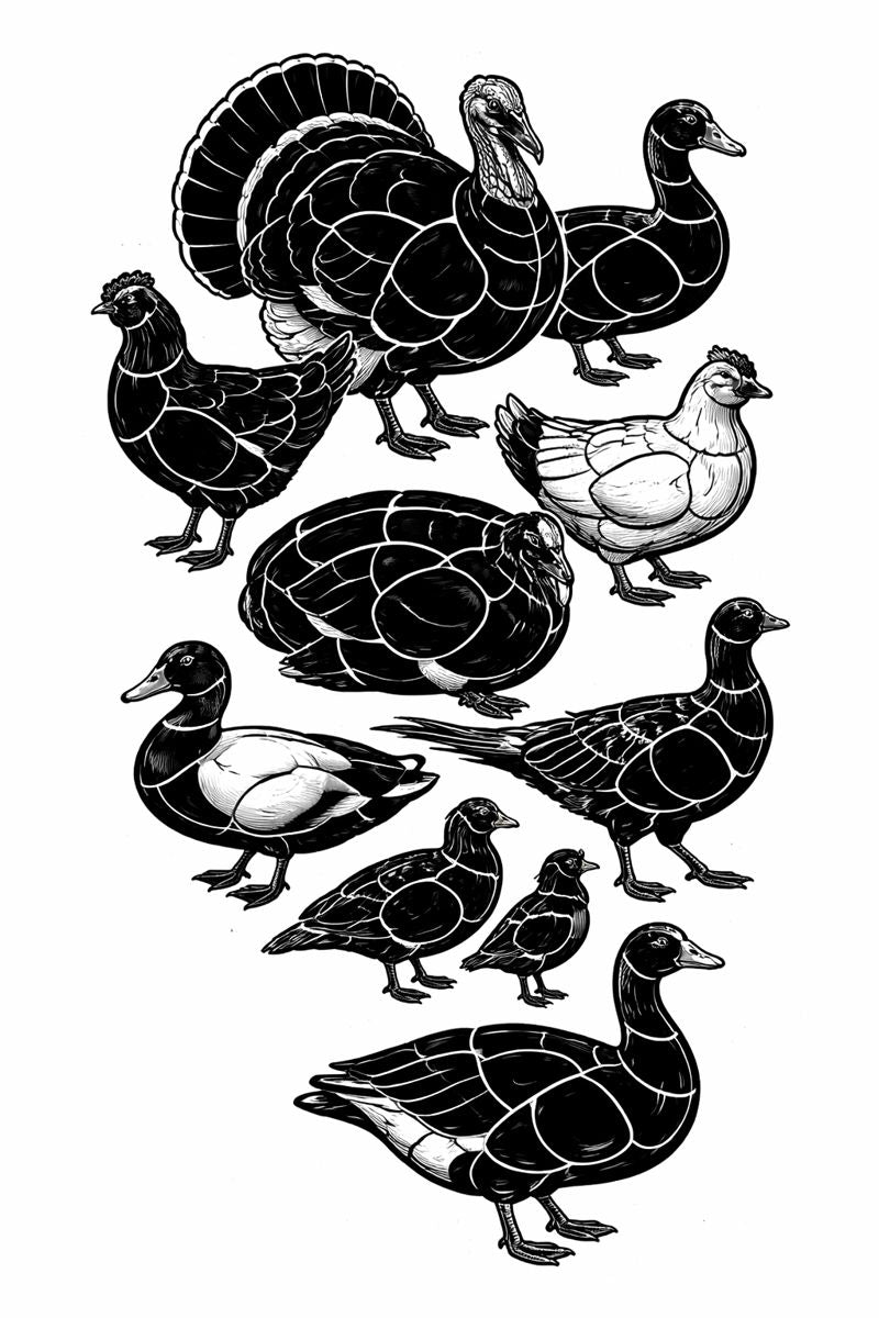 Protein butcher chart