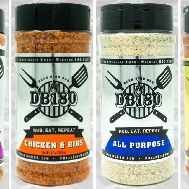 DB180 Premium Products Competition BBQ Bundle featuring flavorful BBQ rubs for grilling and smoking enthusiasts.