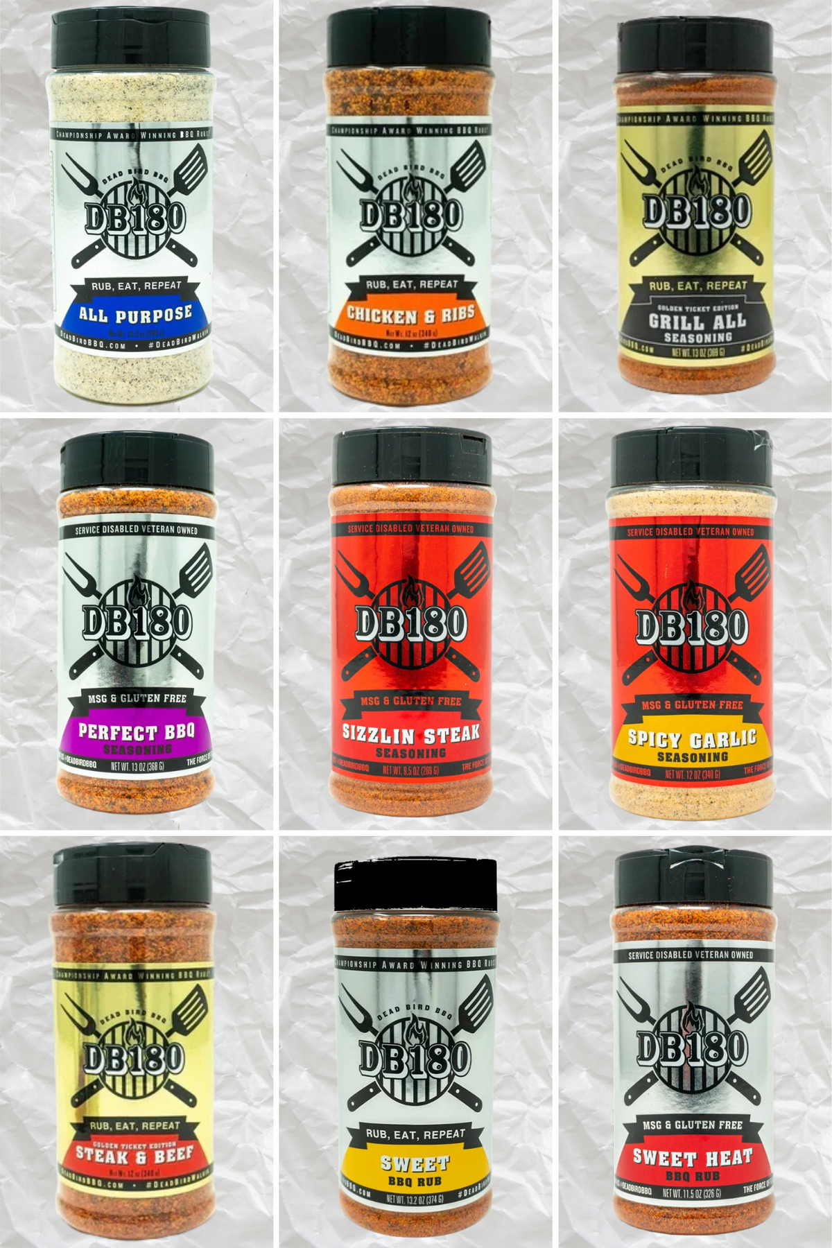 Complete Rub Collection – Gluten-Free Full Seasoning Set