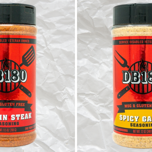 DB180 Premium Sizzlin Bundle BBQ rub set featuring a variety of flavorful spice blends for grilling and smoky barbecue dishes.