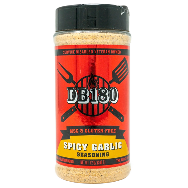 DB180 Spicy Garlic – Gluten-Free Garlic & Heat Seasoning