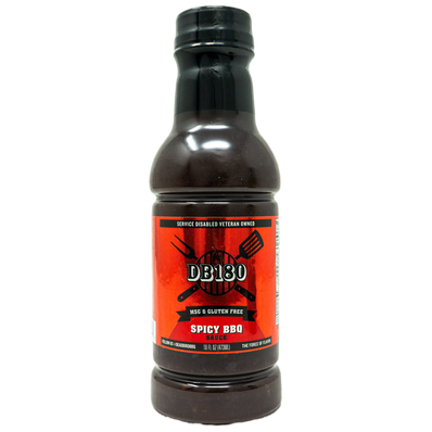 DB180 Spicy BBQ Sauce - Gluten-Free - Balanced Heat for Grilling
