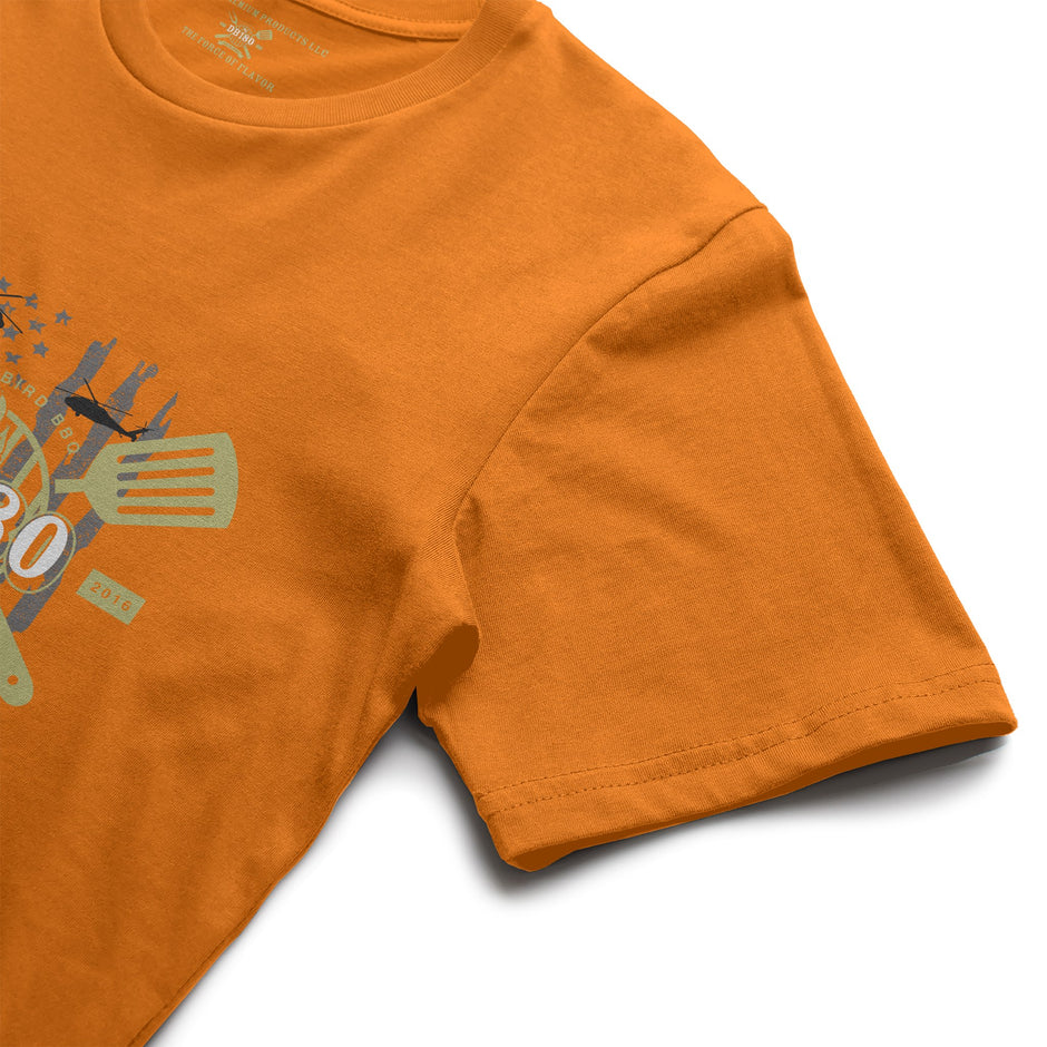 Apliiq DryBlend T-Shirt in safety orange with 