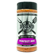 DB180 Premium Products Perfect BBQ Case with flavorful BBQ rub, showcasing a selection of seasoning jars for grilling.