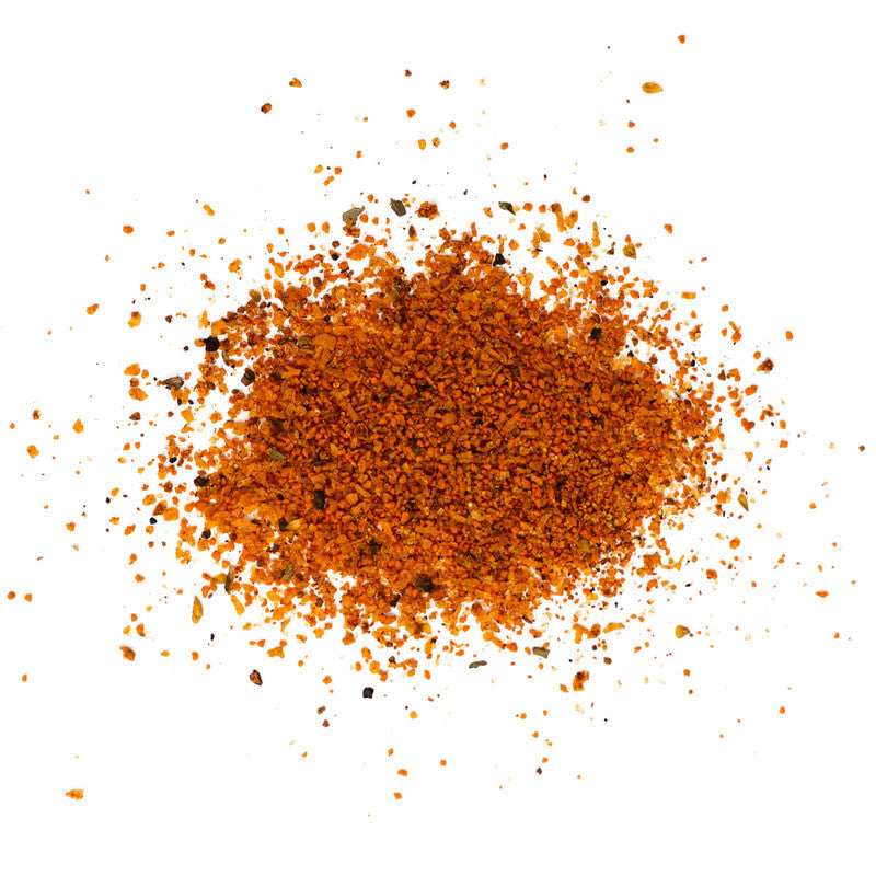 Sweet Heat BBQ Rub by DB180 Premium Products in a case, showcasing a jar of flavorful spice blend for grilling and smoking.