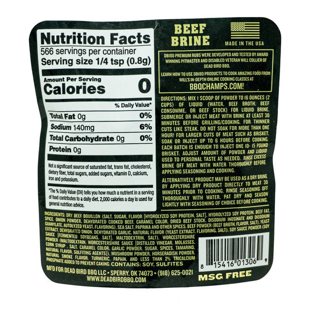 DB180 Premium Products beef brine case for meat curing, featuring large containers of flavorful brine solution.