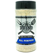 DB180 All-Purpose Gluten-Free BBQ Rub in a 13.5 oz bottle, ideal for seasoning any protein with savory flavor.